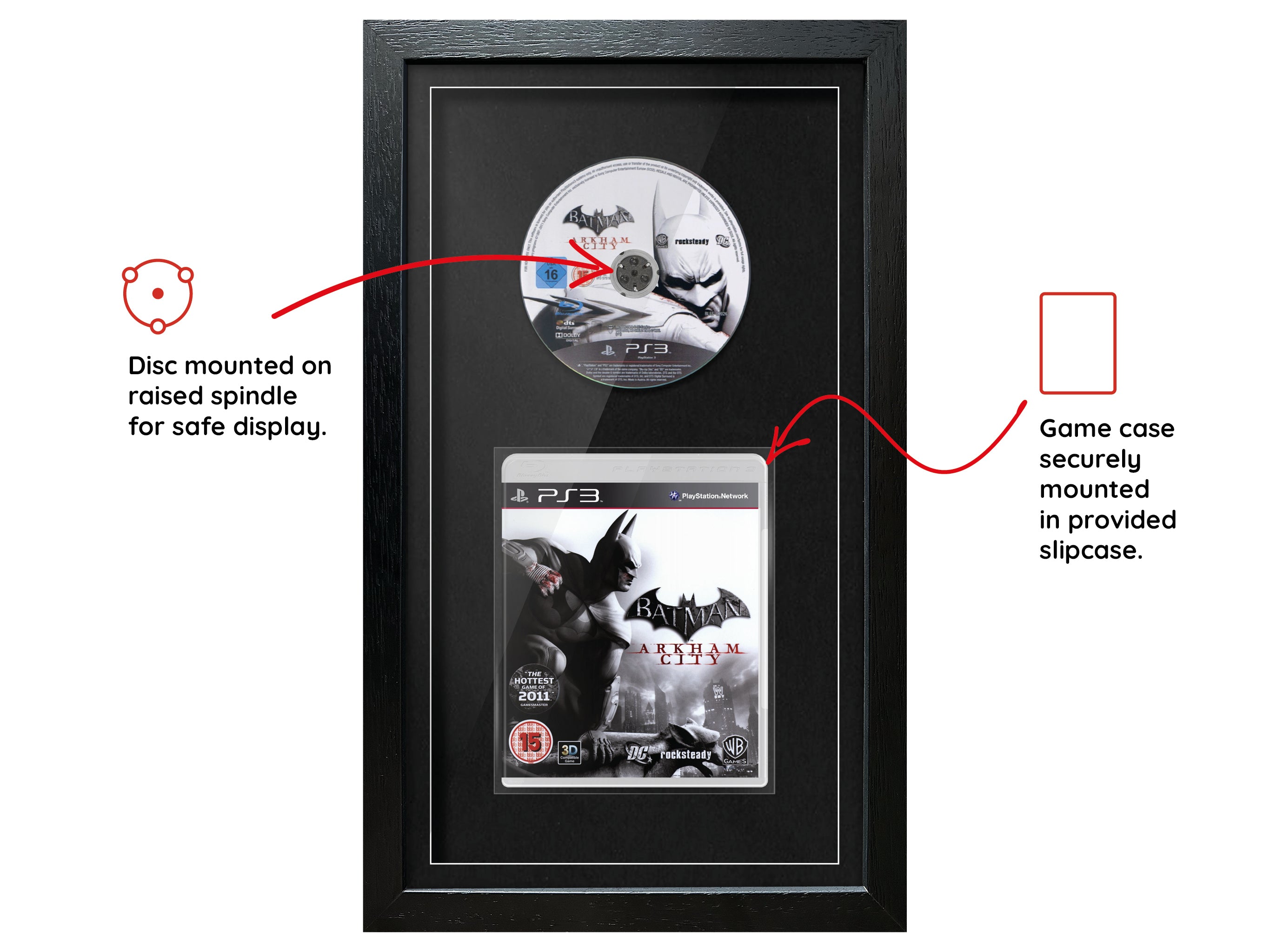 Batman: Arkham City (PS3) Exhibition Range Framed Game