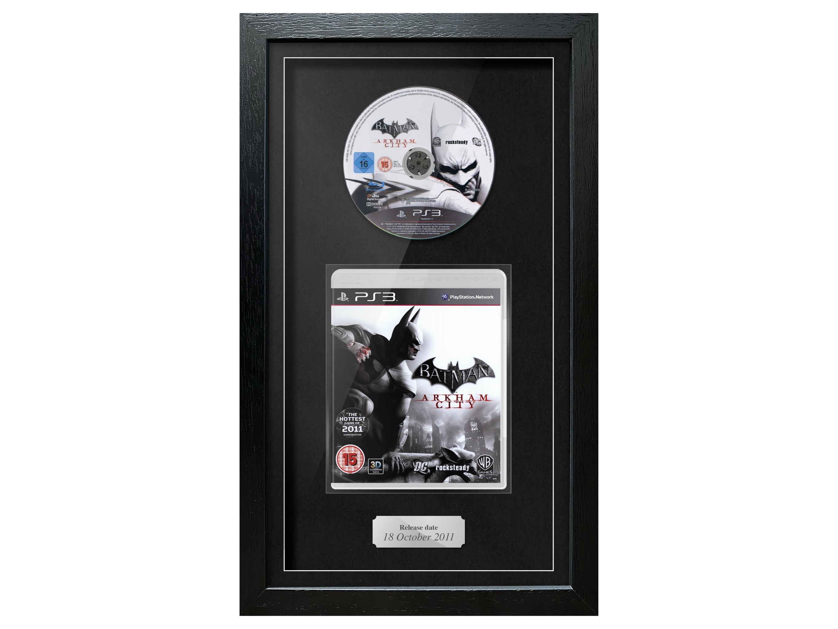 Batman: Arkham City (PS3) Exhibition Range Framed Game