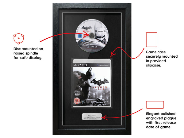 Batman: Arkham City (PS3) Exhibition Range Framed Game