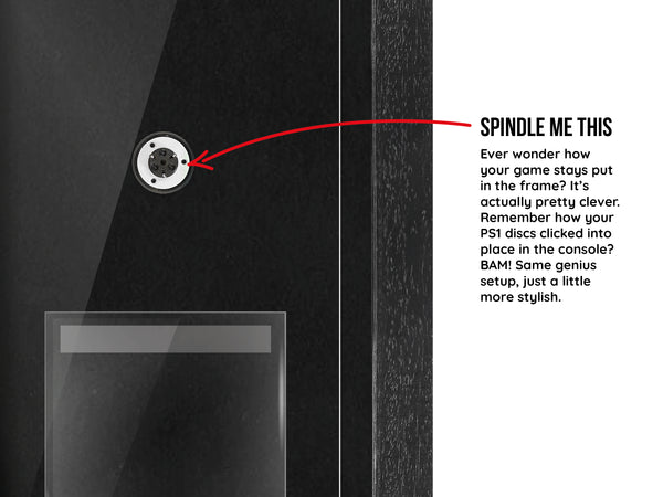 PS4 Controller, Disc & Game Frame