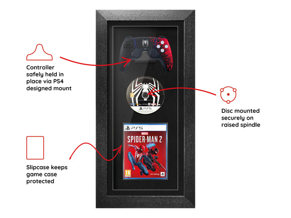 PS5 Controller, Disc & Game Frame