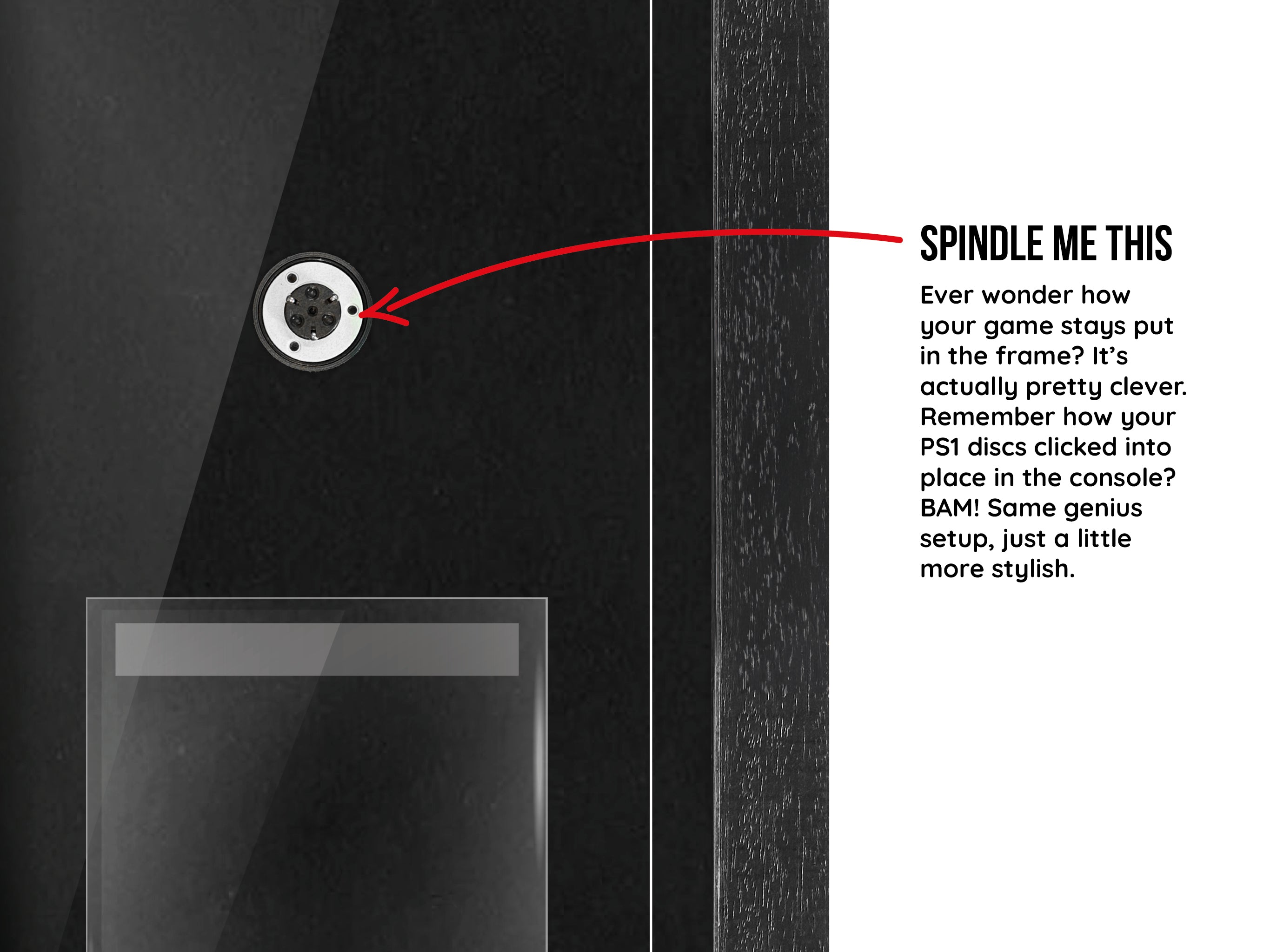 PS5 Controller, Disc & Game Frame