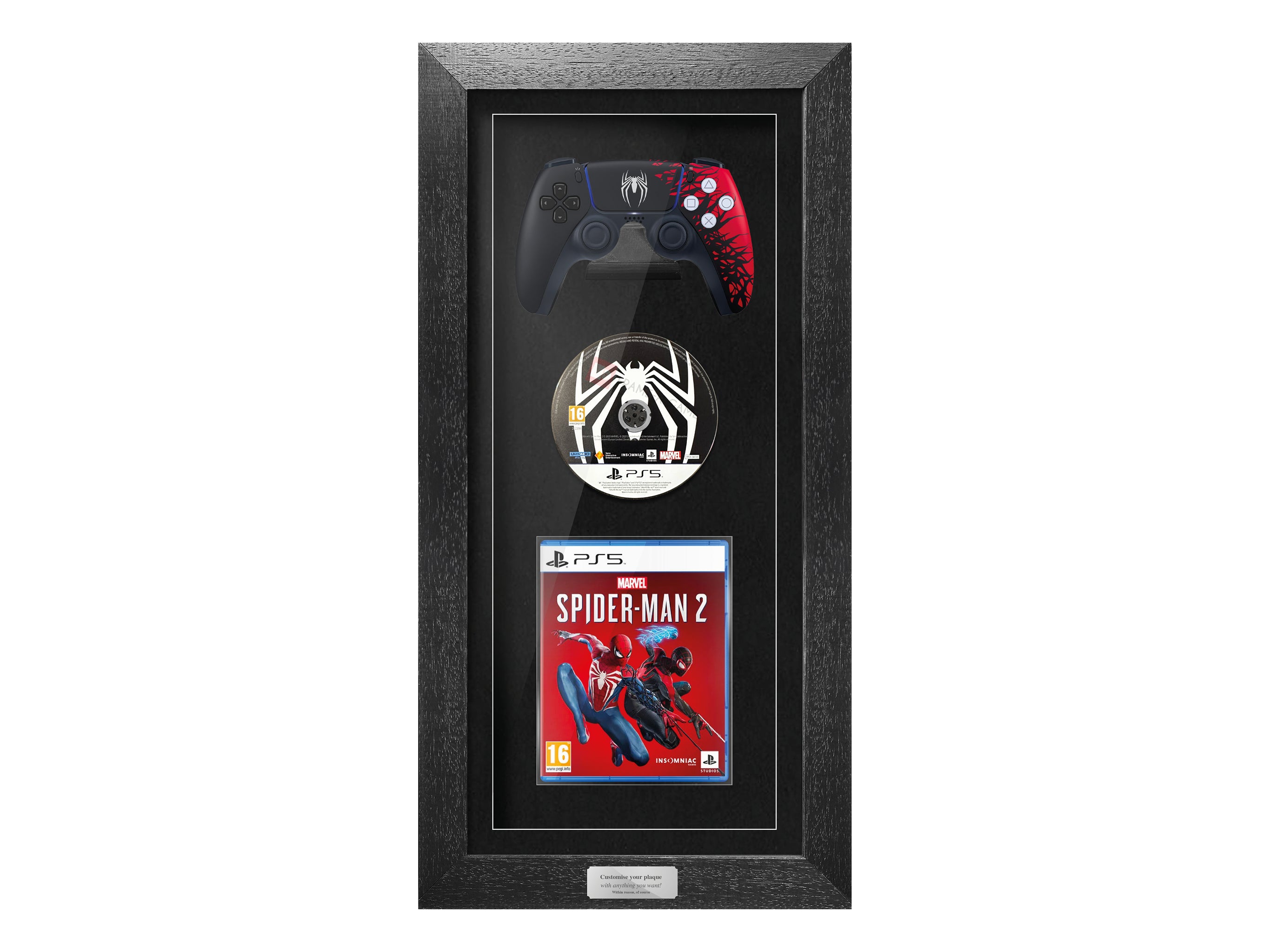 PS5 Controller, Disc & Game Frame