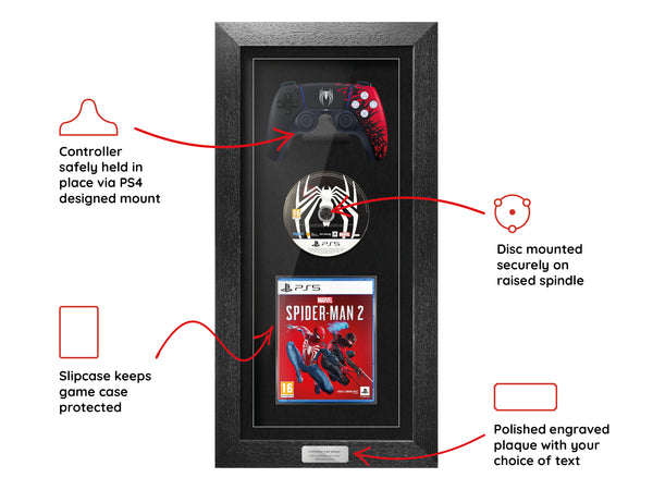 PS5 Controller, Disc & Game Frame