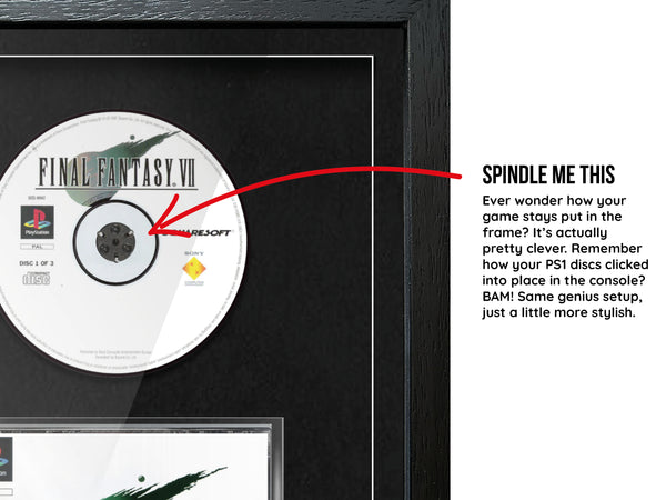 Final Fantasy VII (PS1) Exhibition Range Framed Game