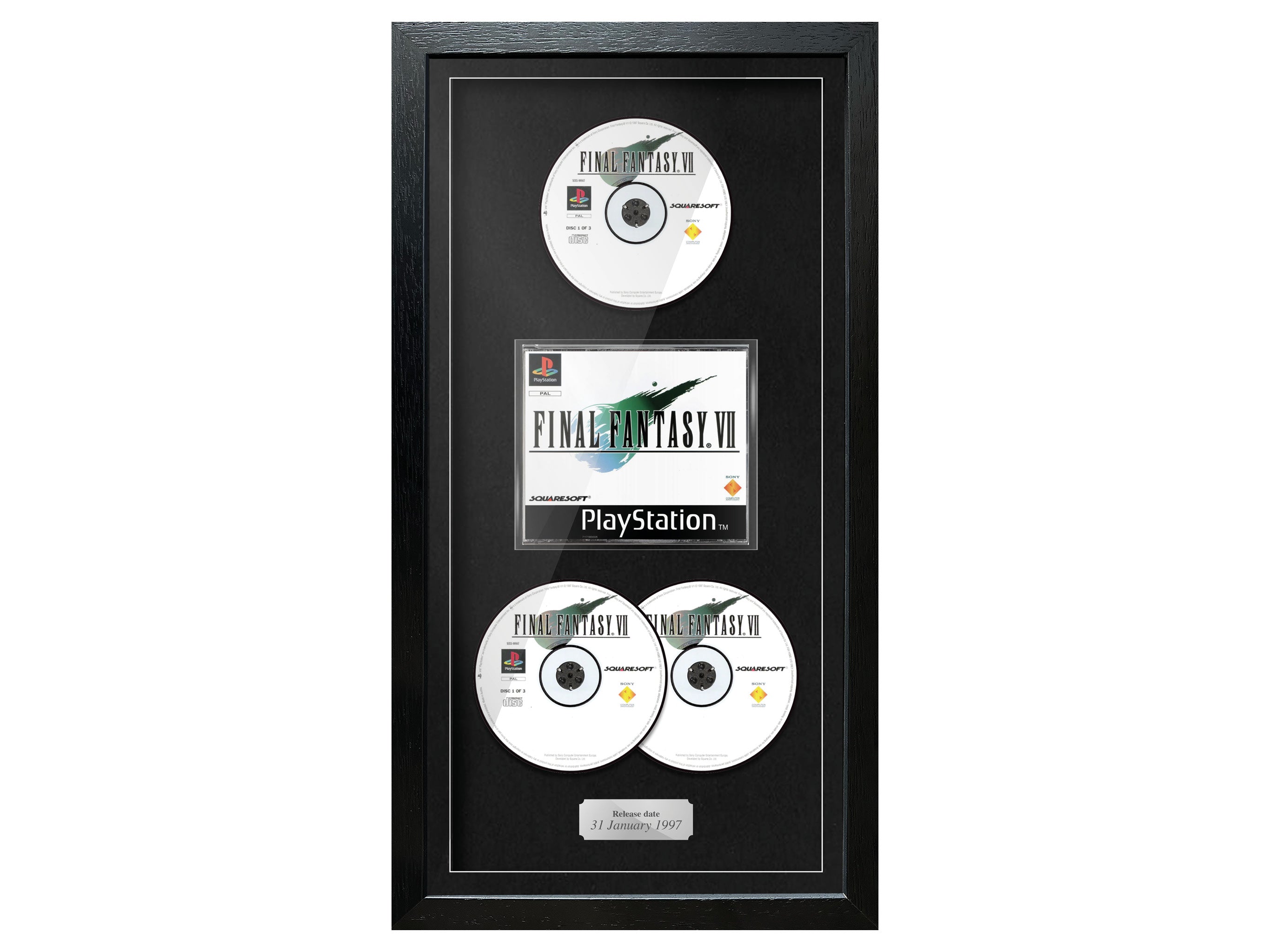 Final Fantasy VII (PS1) Exhibition Range Framed Game