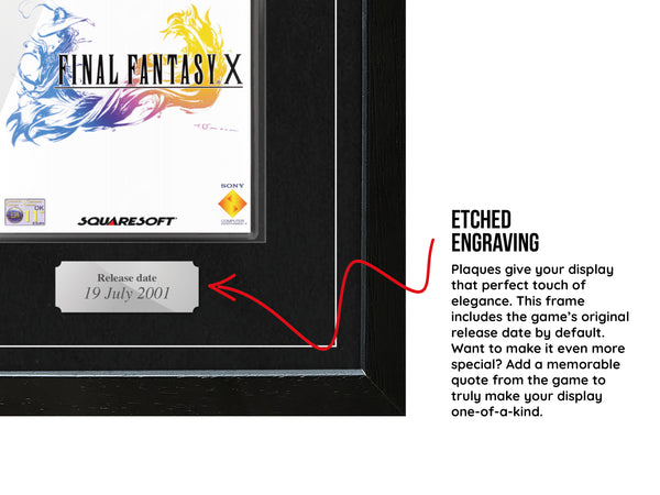Final Fantasy X (PS2) Exhibition Range Framed Game