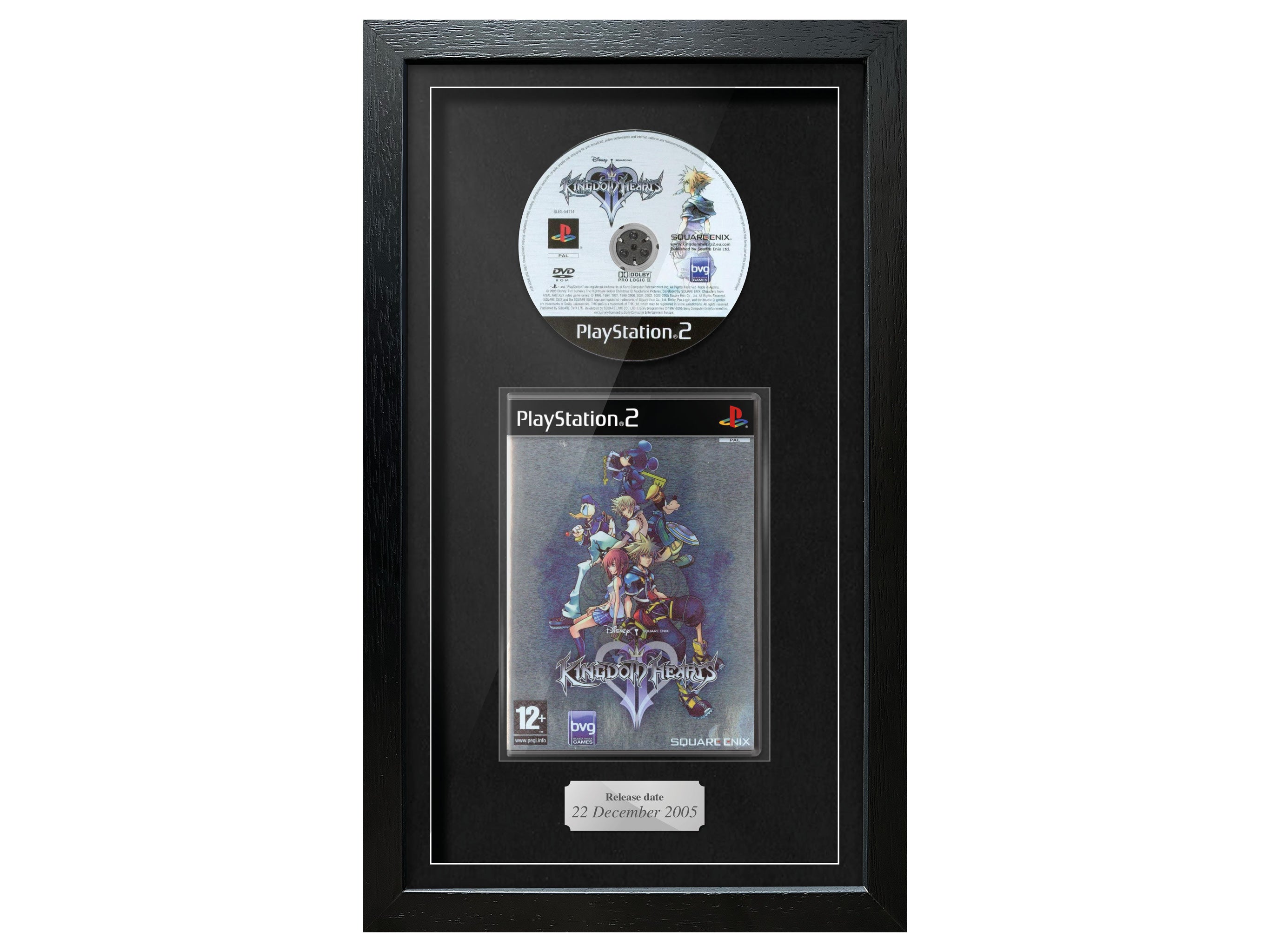 Kingdom Hearts 2 (PS2) Exhibition Range Framed Game