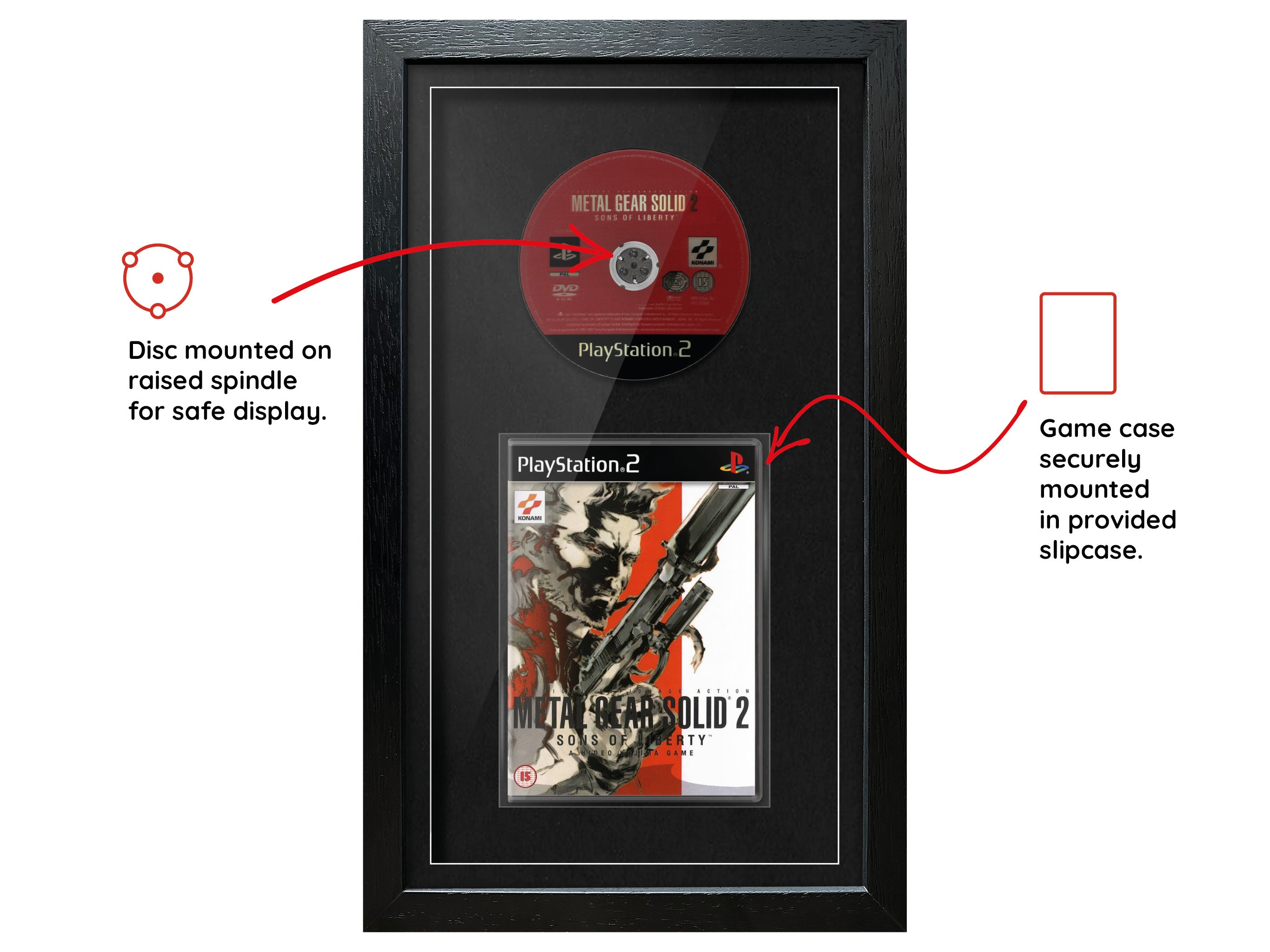 Metal Gear Solid 2: Sons of Liberty (PS2) Exhibition Range Framed Game