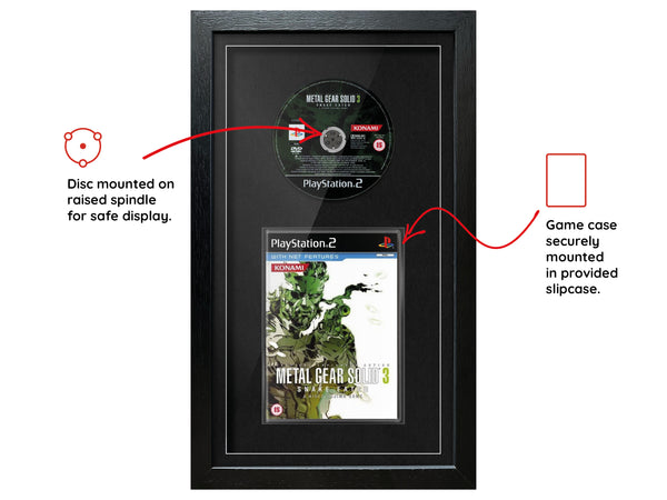 Metal Gear Solid 3: Snake Eater (PS2) Exhibition Range Framed Game