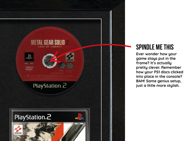 The Metal Gear Solid Trilogy (PS1/PS2) Exhibition Range Framed Games