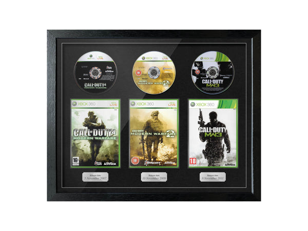 The Modern Warfare Trilogy (Xbox 360) Exhibition Range Framed Games