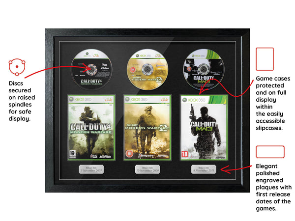 The Modern Warfare Trilogy (Xbox 360) Exhibition Range Framed Games