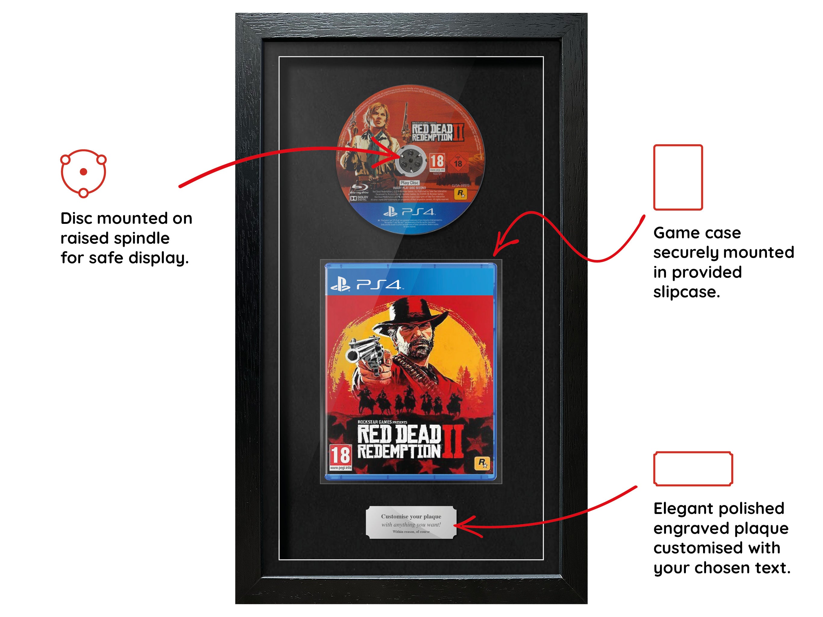 Red Dead Redemption II (PS4) Exhibition Range Framed Game