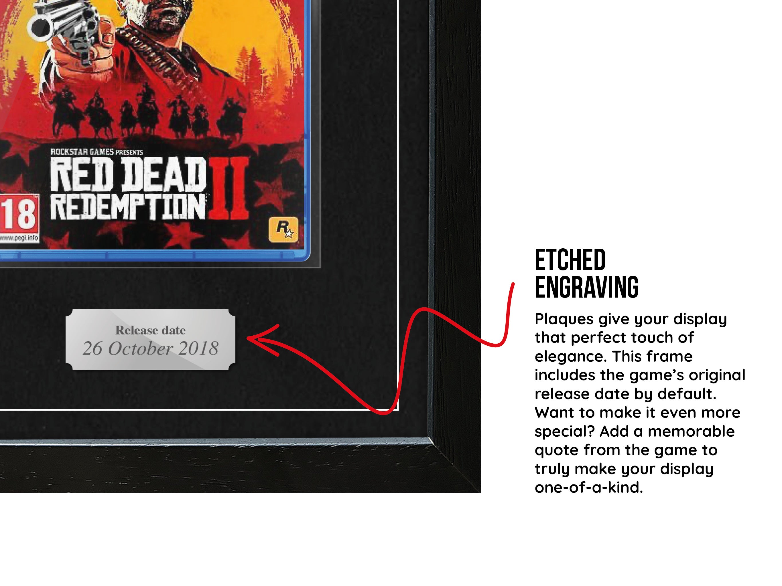 Red Dead Redemption II (PS4) Exhibition Range Framed Game