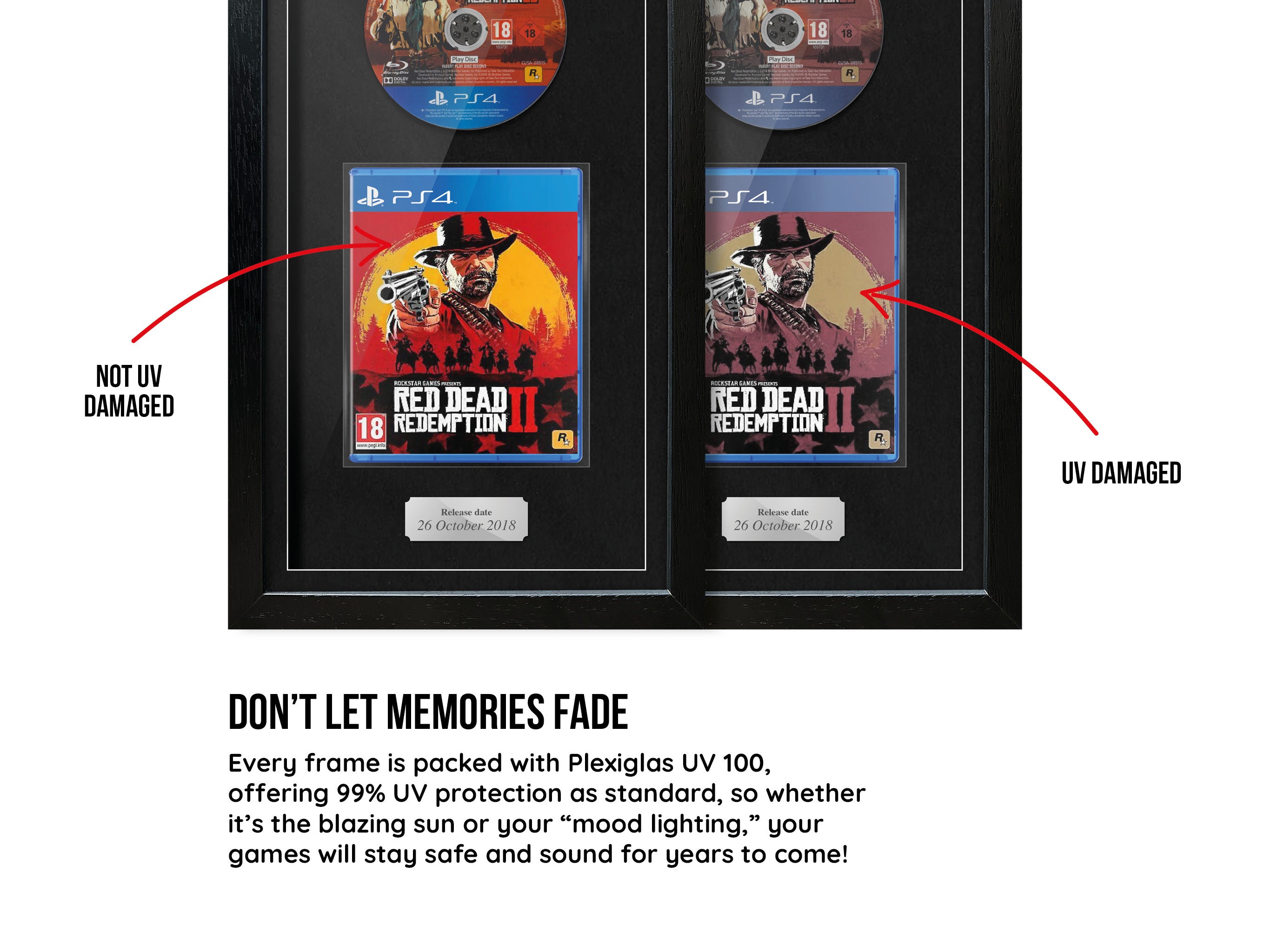 Red Dead Redemption II (PS4) Exhibition Range Framed Game