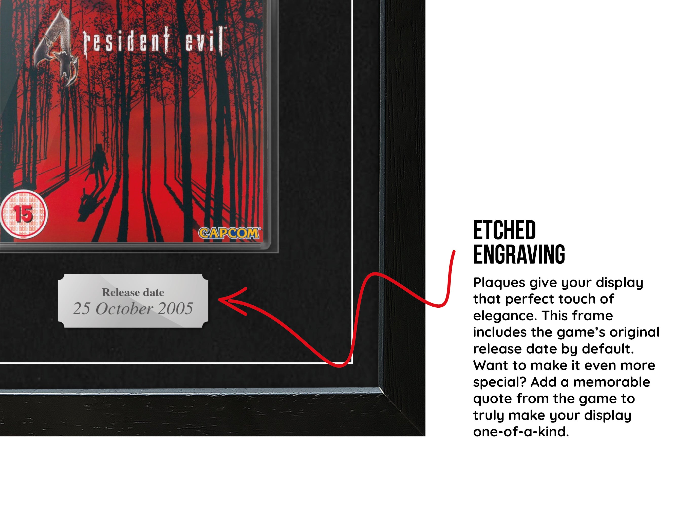 Resident Evil 4 (PS2) Exhibition Range Framed Game
