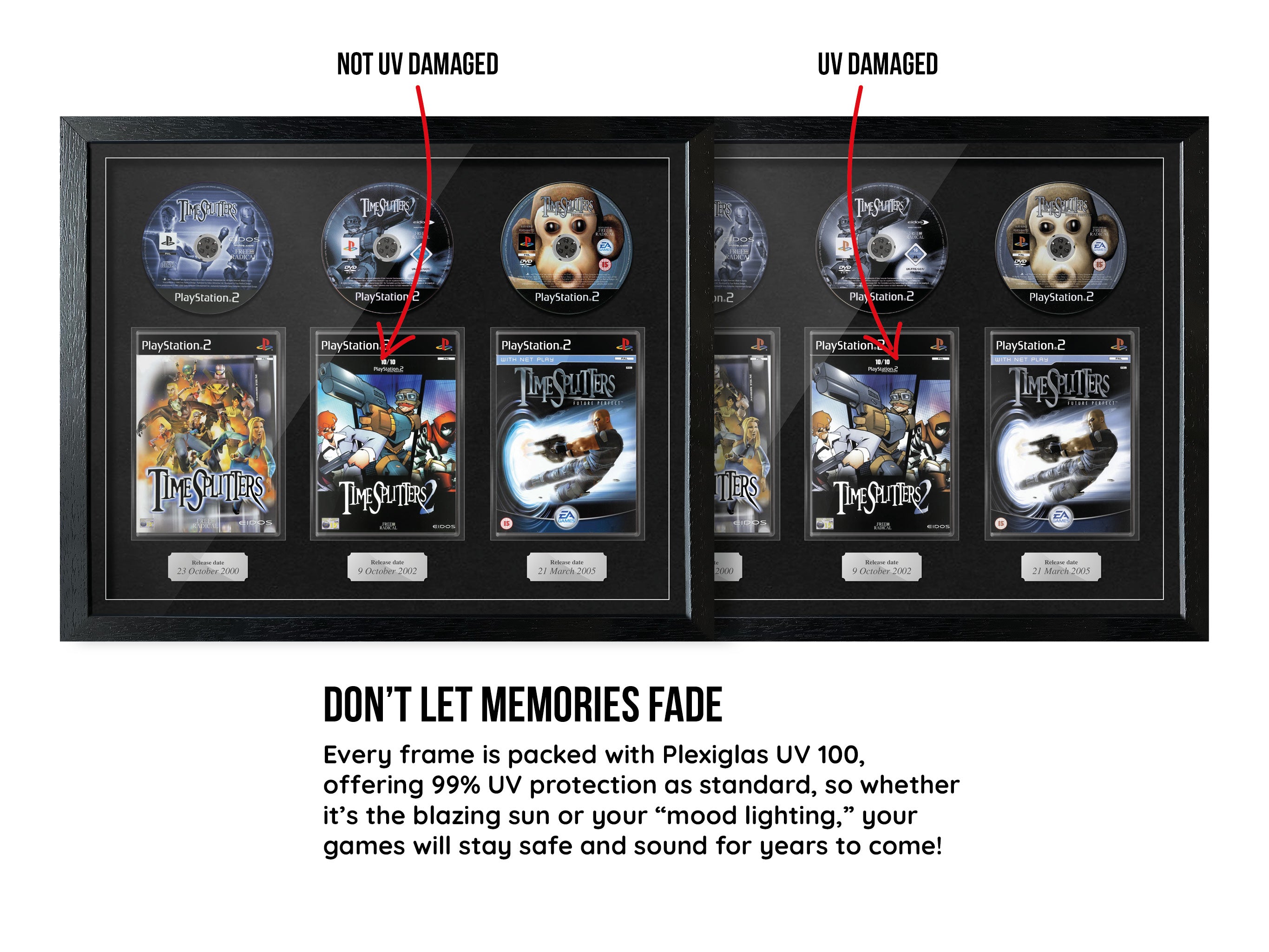 The Timesplitters Trilogy (PS2) Exhibition Range Framed Games