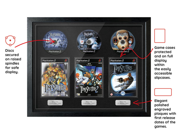 The Timesplitters Trilogy (PS2) Exhibition Range Framed Games