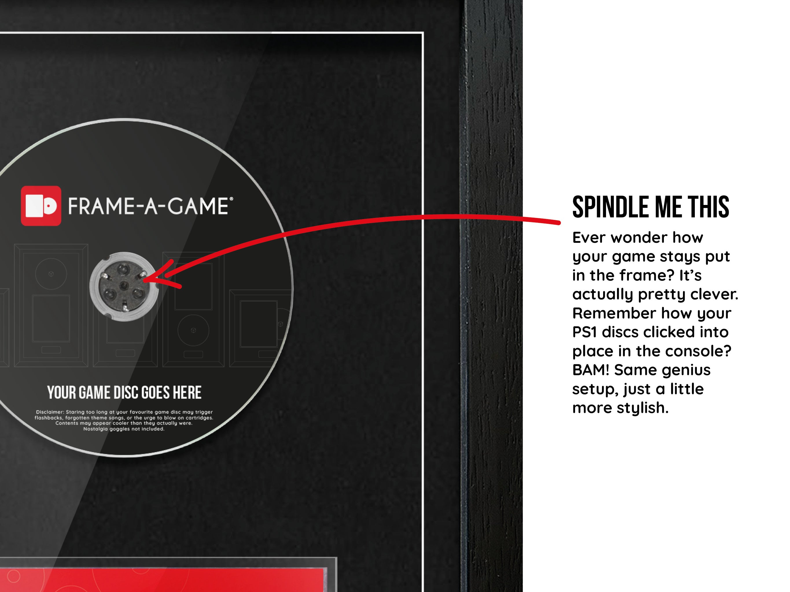 Use Your Own Game (PS1) Exhibition Range Frame