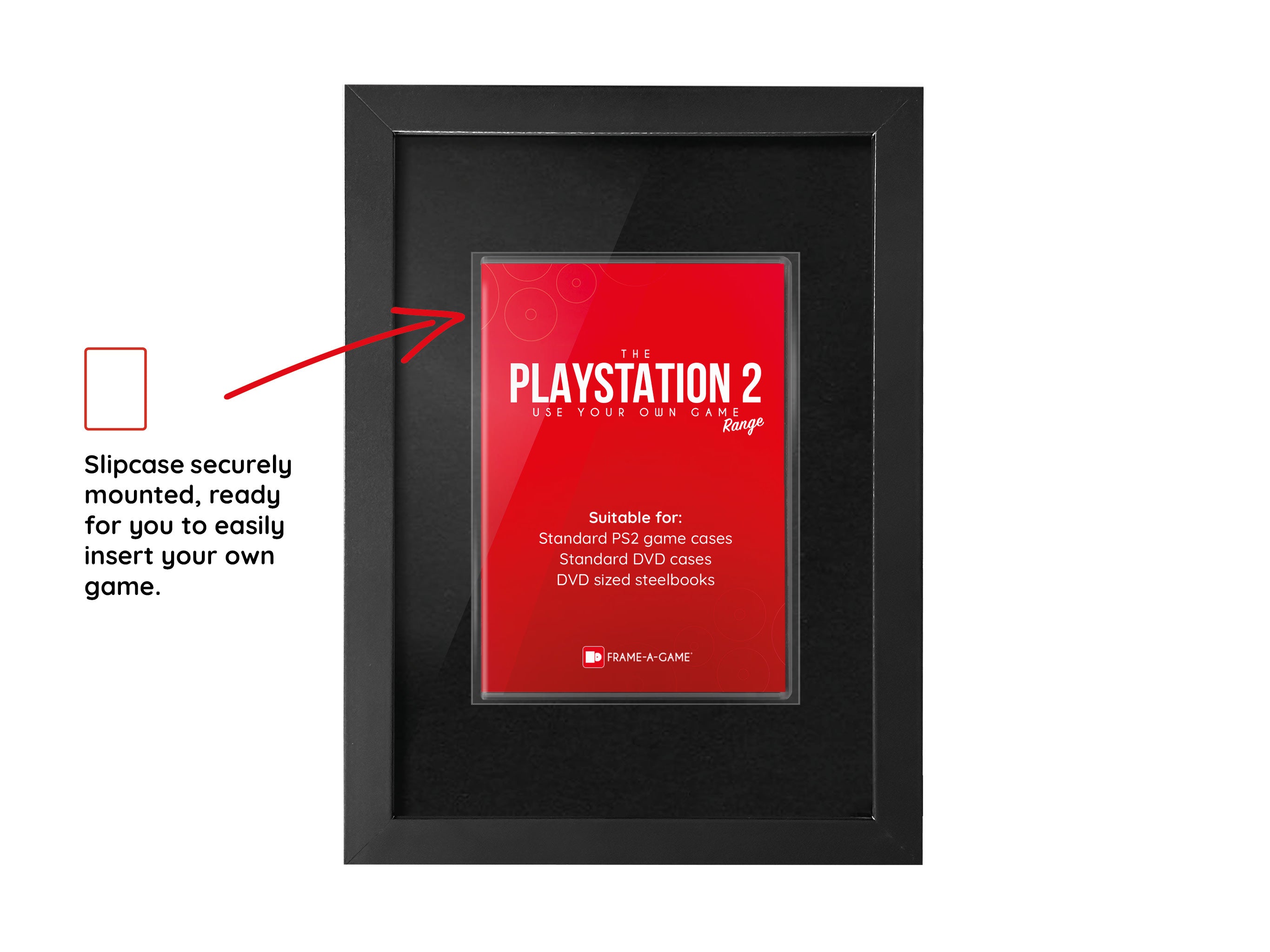 Use Your Own Game (PS2) Display Case Range Frame