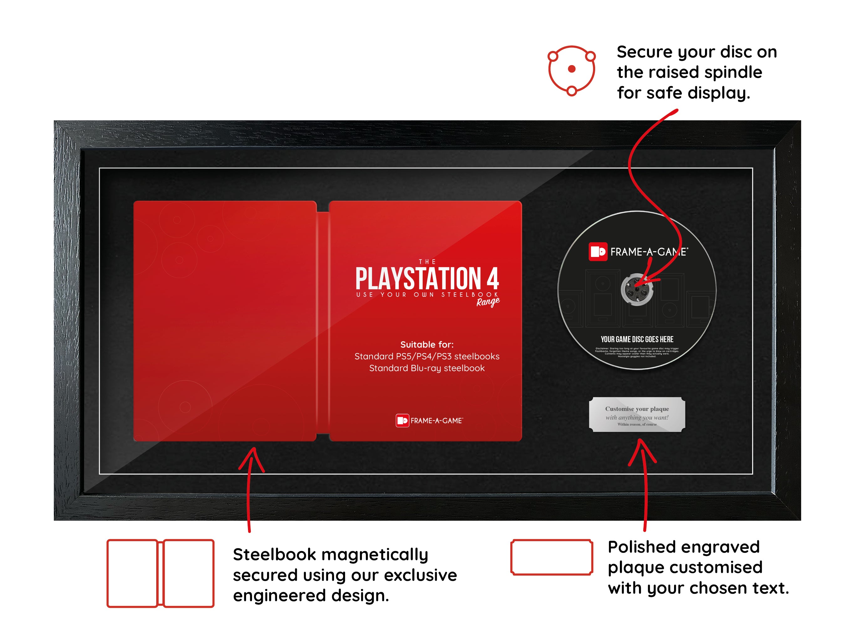 Use Your Own Steelbook (PS4) Steelbook Art Range Frame