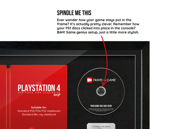 Use Your Own Steelbook (PS4) Steelbook Art Range Frame