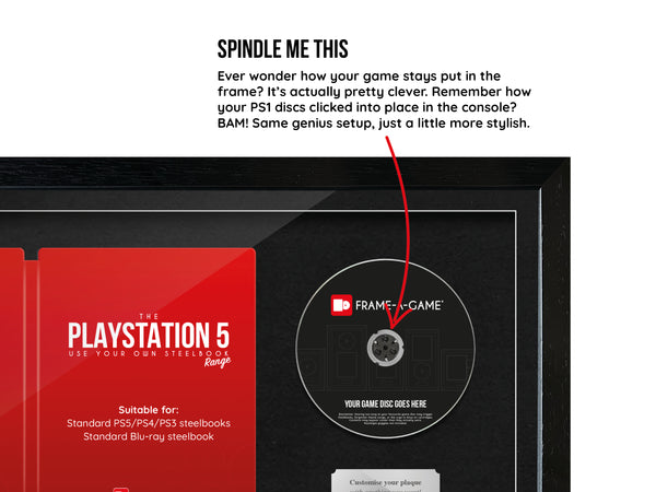 Use Your Own Steelbook (PS5) Steelbook Art Range Frame