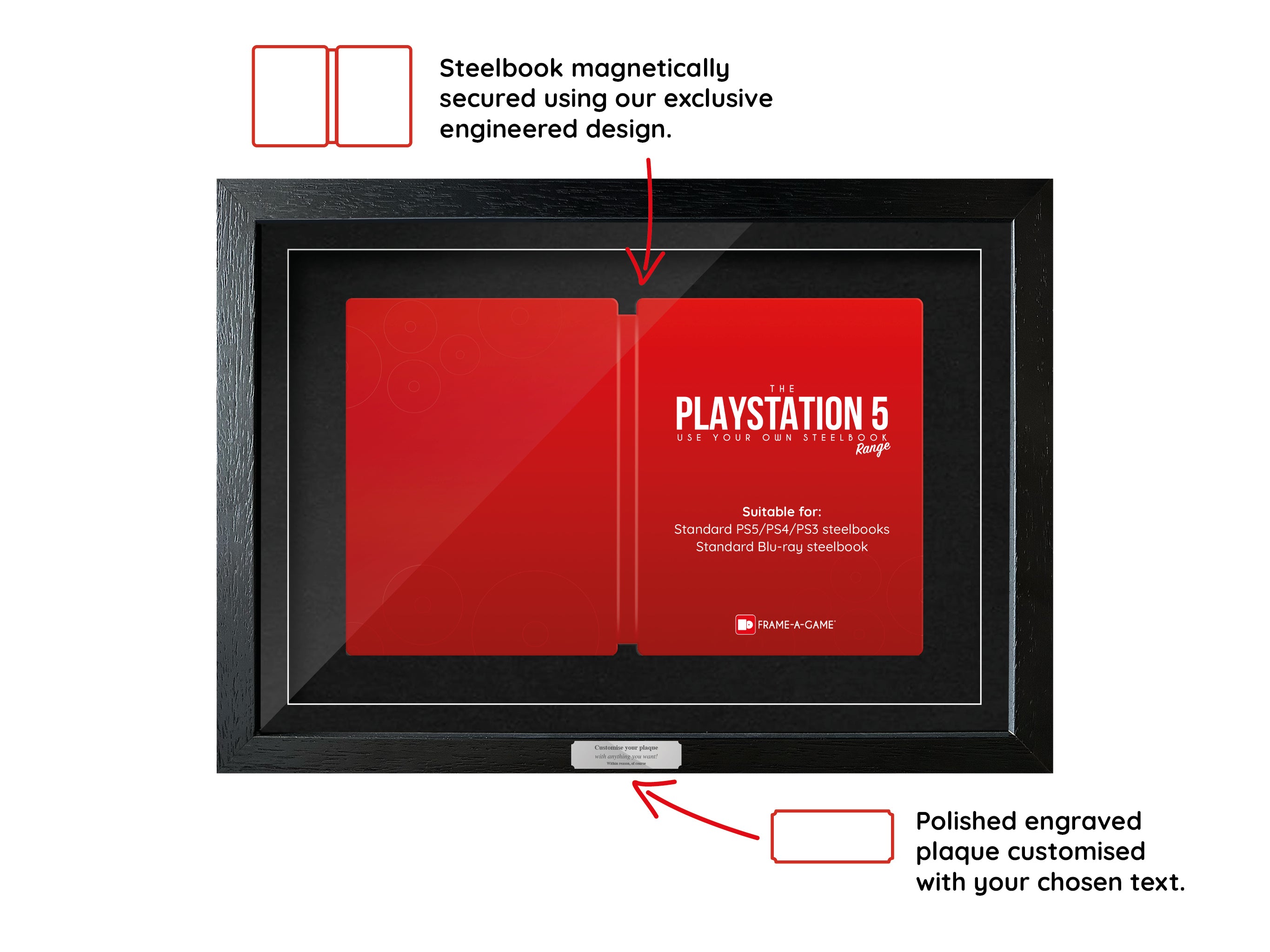 Use Your Own Steelbook (PS5) Steelbook Art Range Frame
