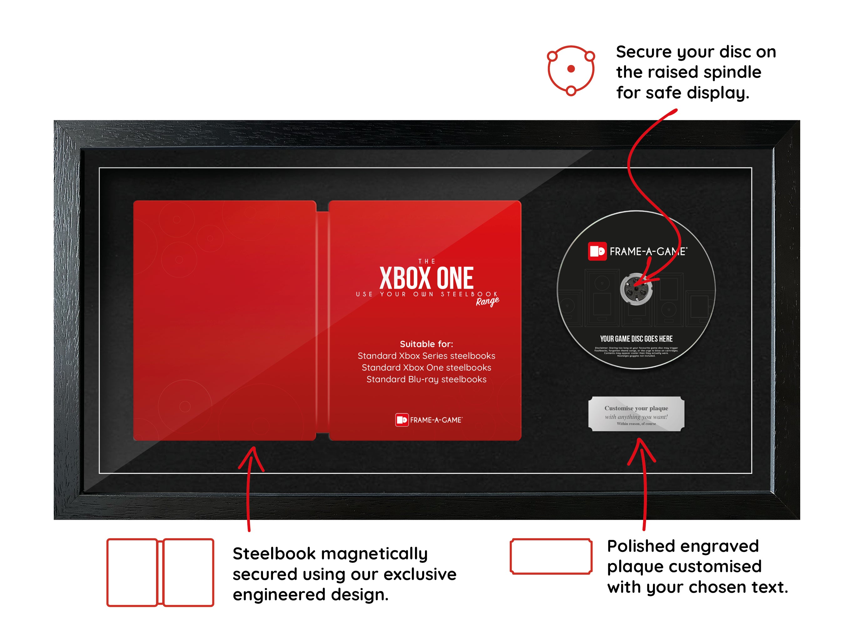 Use Your Own Steelbook (Xbox One) Steelbook Art Range Frame