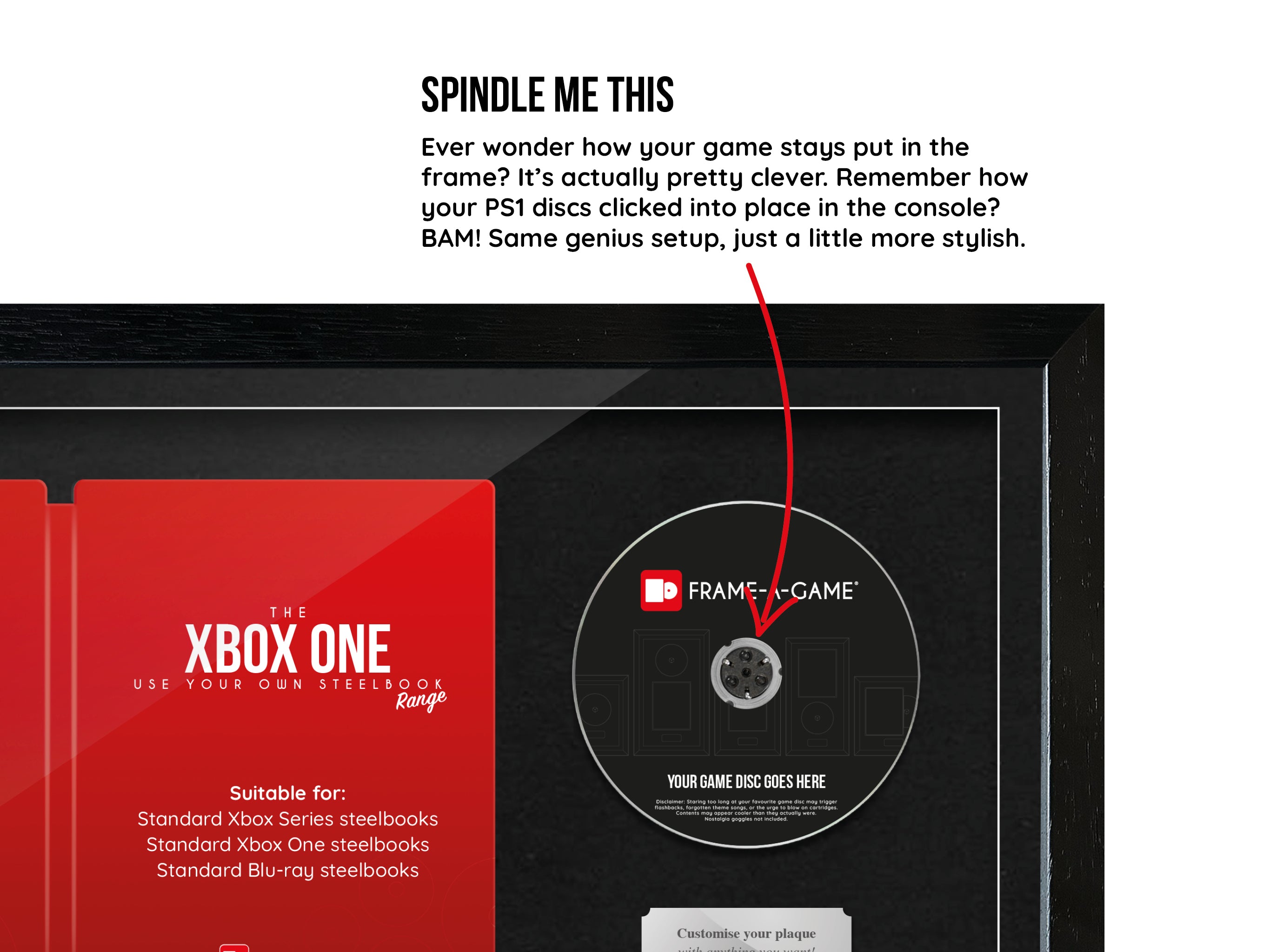 Use Your Own Steelbook (Xbox One) Steelbook Art Range Frame
