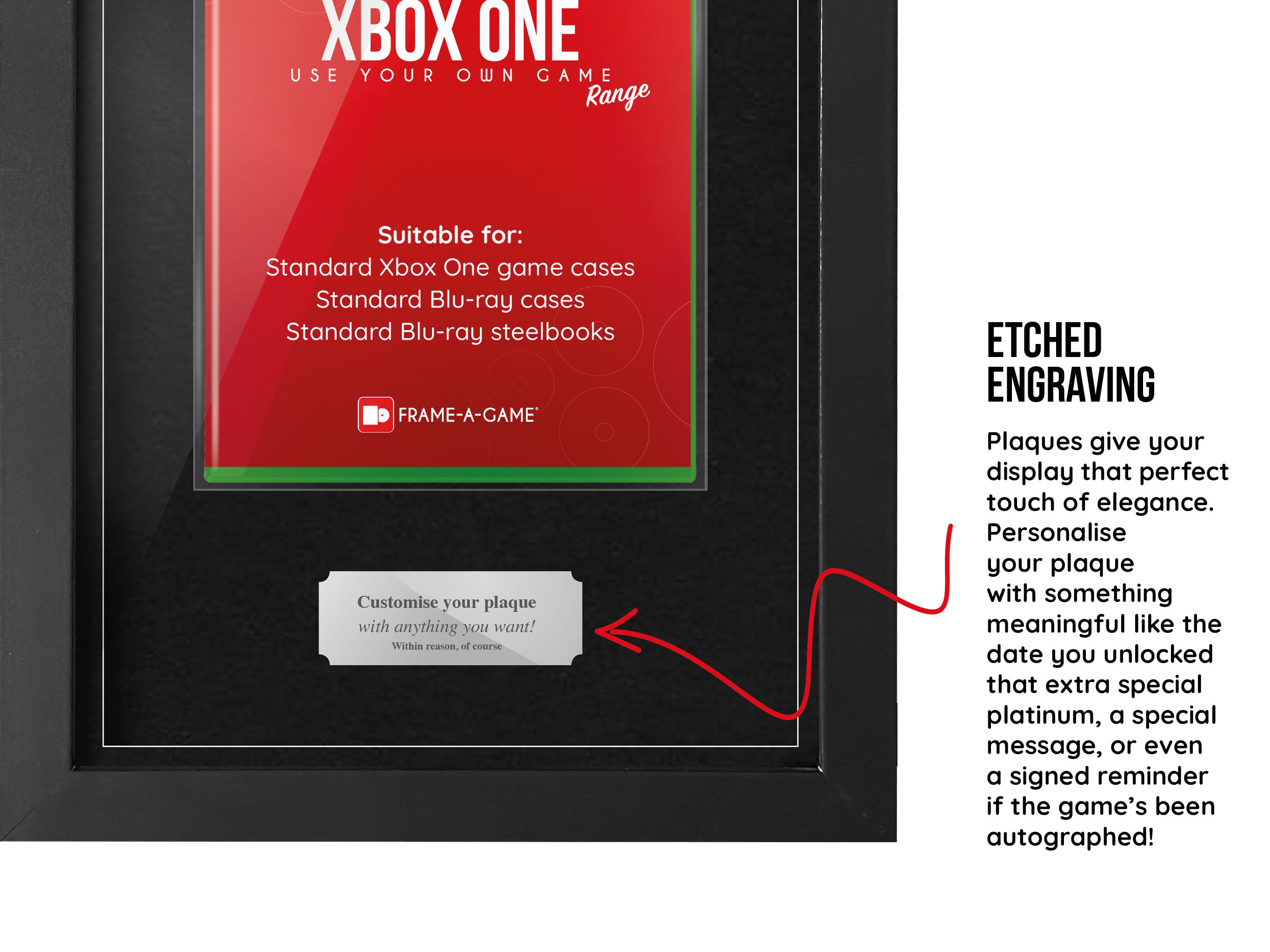 Use Your Own Game (Xbox One) Display Case Range Frame