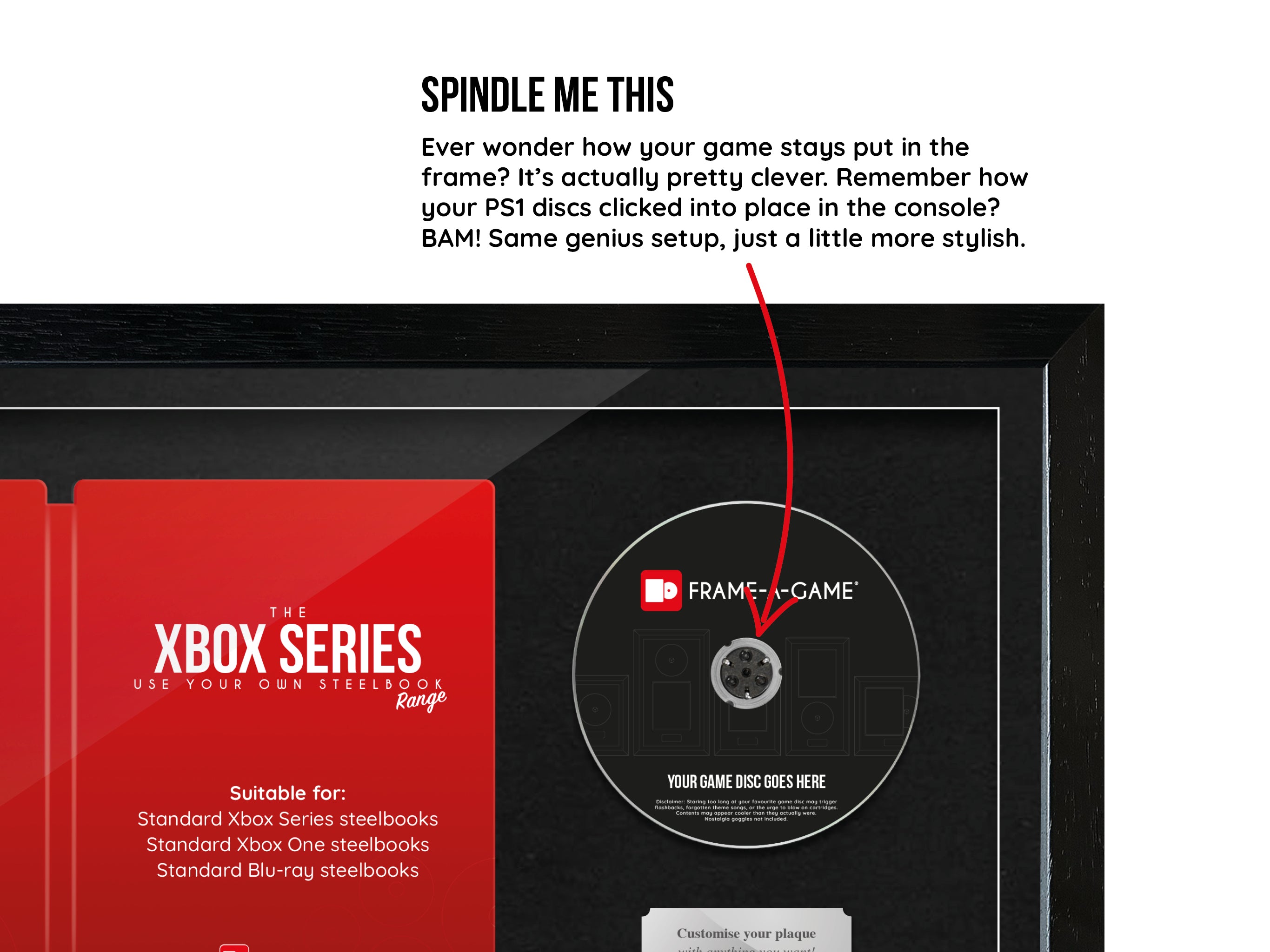 Use Your Own Steelbook (Xbox Series) Steelbook Art Range Frame