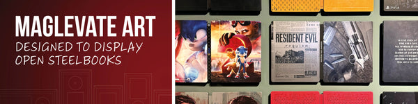 MagLevate® Art: The Magnetic Wall Mount Designed to Display Open Steelbooks