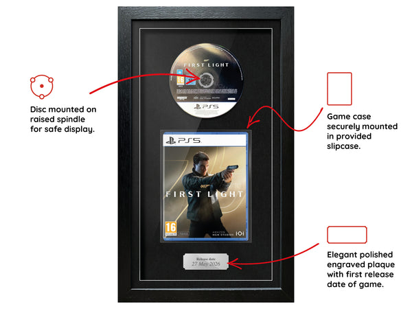 007 First Light (PS5) Exhibition Range Framed Game