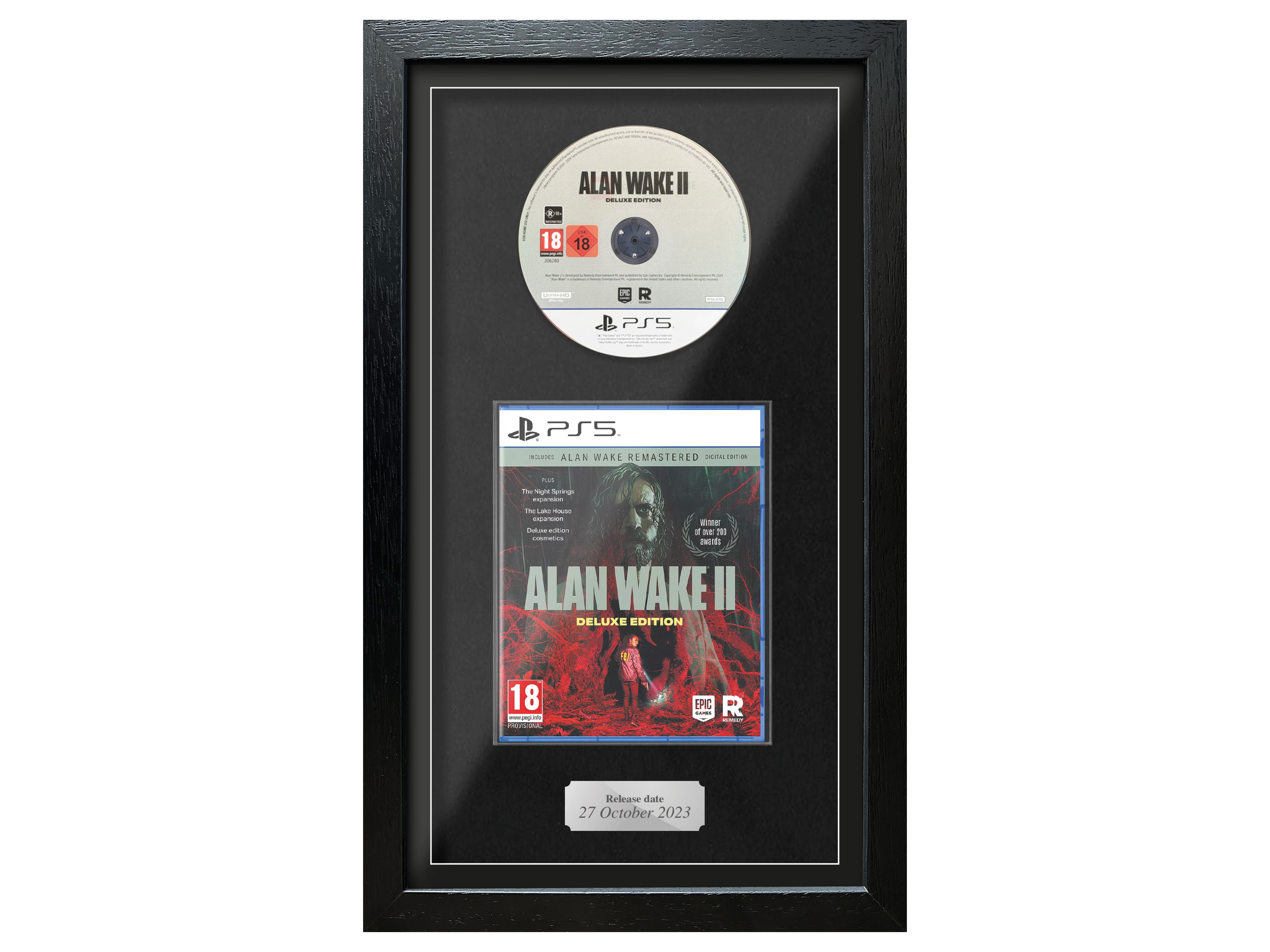 Alan Wake II (PS5) Exhibition Range Framed Game