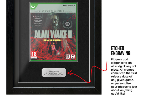 Alan Wake II (Xbox Series) Exhibition Range Framed Game