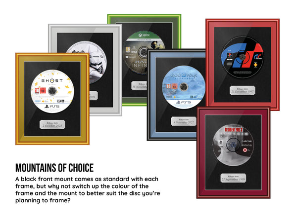 The "I Lost My Case" Range Aluminium Frame (for discs only)