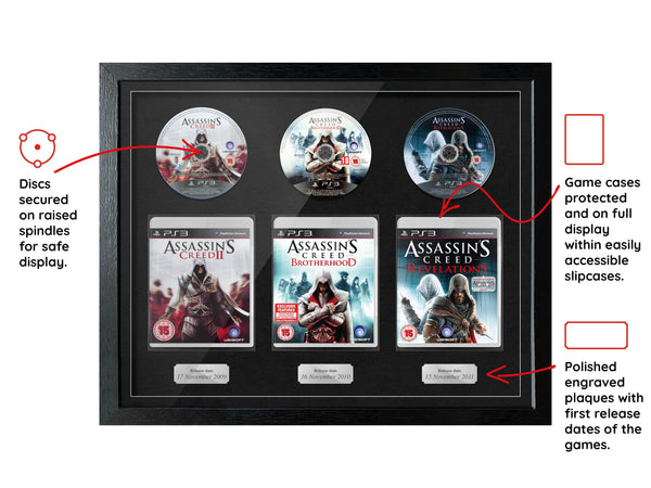The Assassin's Creed Ezio Trilogy (PS3) Exhibition Range Framed Games