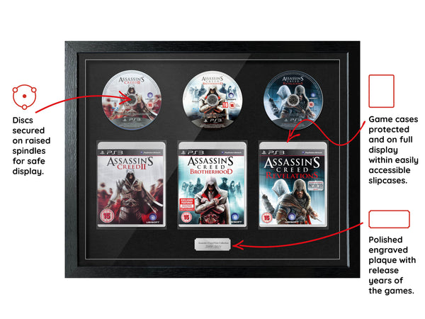 The Assassin's Creed Ezio Trilogy (PS3) Exhibition Range Framed Games
