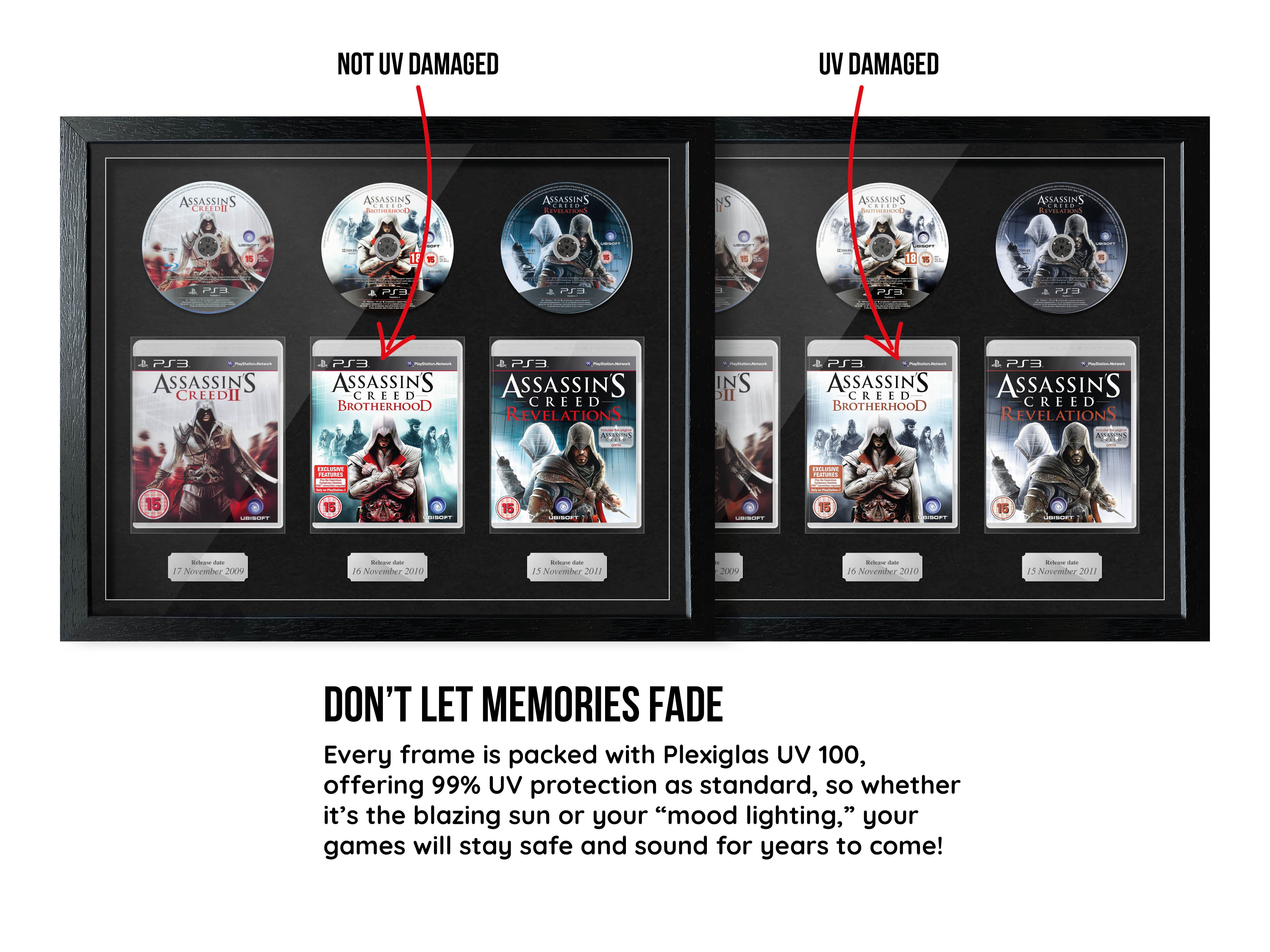 The Assassin's Creed Ezio Trilogy (PS3) Exhibition Range Framed Games