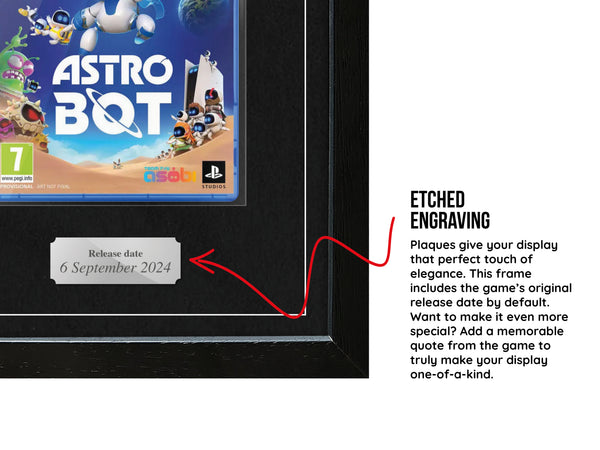 Astro Bot (PS5) Exhibition Range Framed Game