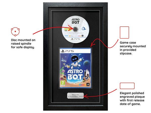 Astro Bot (PS5) Exhibition Range Framed Game
