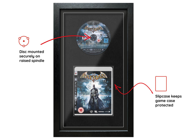 Batman Arkham Asylum (PS3) Exhibition Range Framed Game