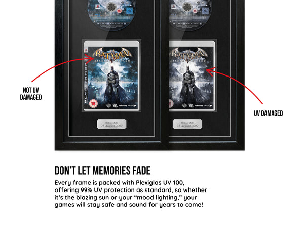 Batman: Arkham Asylum (PS3) Exhibition Range Framed Game
