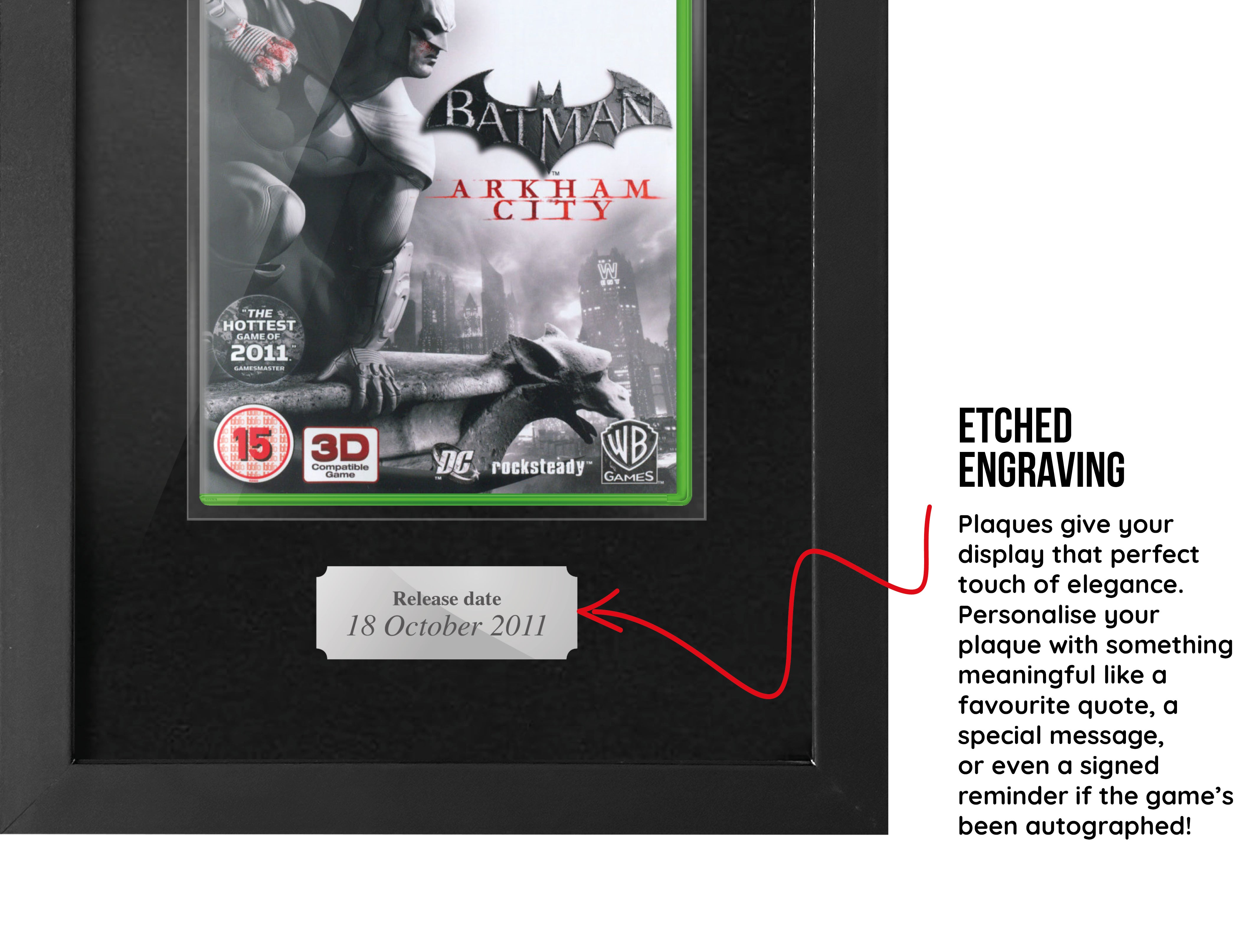 Batman Arkham City (Xbox 360) Framed Game