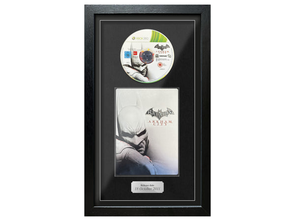 Batman Arkham City Steelbook Edition (Xbox 360) Exhibition Range Framed Game