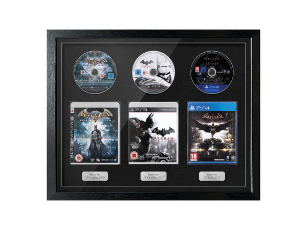 The Batman Arkham Trilogy (PS3/PS4) Exhibition Range Framed Games