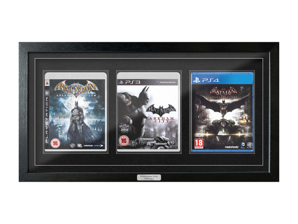 The Batman Arkham (PS3/PS4) Trilogy Case Range Framed Games