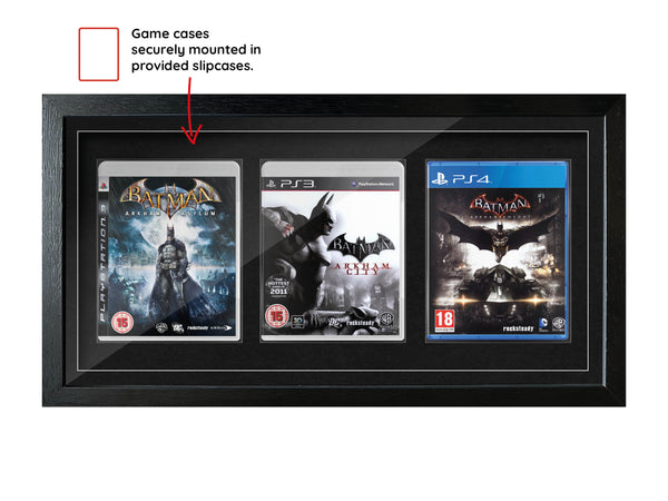 The Batman Arkham Trilogy (PS3/PS4) Exhibition Range Framed Games